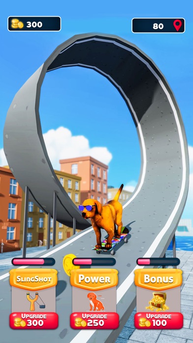 SlingShot Dog Stunts Game Screenshot