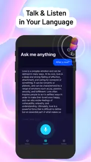 heyai x:instant ai voice chat iphone screenshot 2