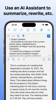 meeting notes - pdf, summaries iphone screenshot 4