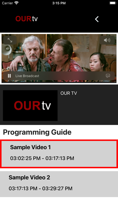OUR TV NETWORK Screenshot