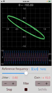 sound lissajous meter iphone screenshot 1