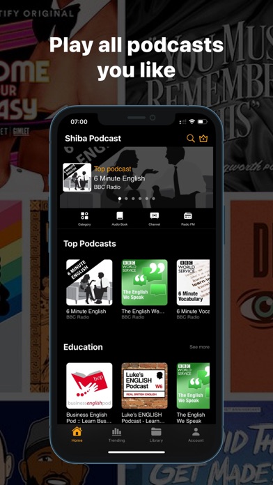 Podcast Player - Shiba Podcast Screenshot