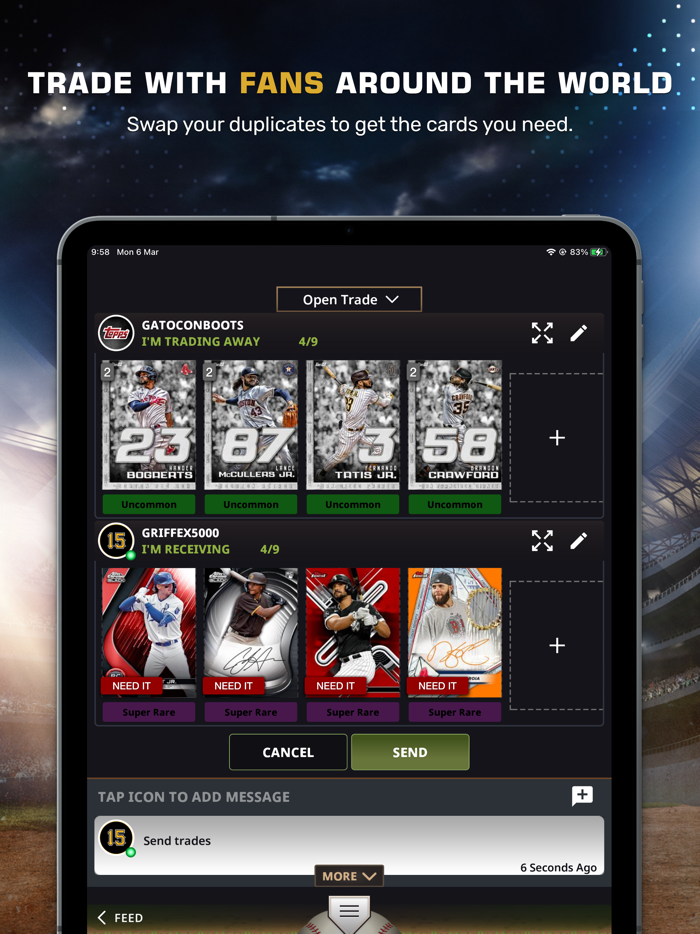 Topps® BUNT® MLB Card Trader