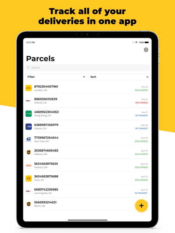 Ship07: Package Tracker App