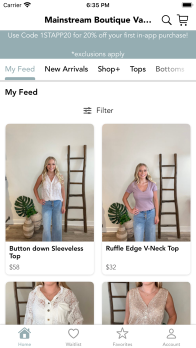 Mainstream Boutique Va Beach Screenshot