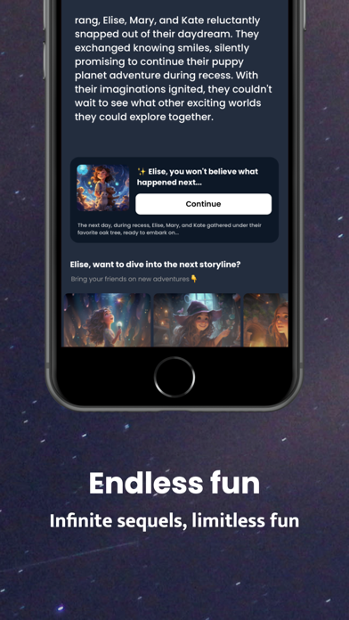 Superstory: AI Bedtime Stories Screenshot
