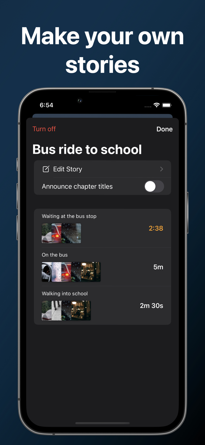 Rain Story - Create your story