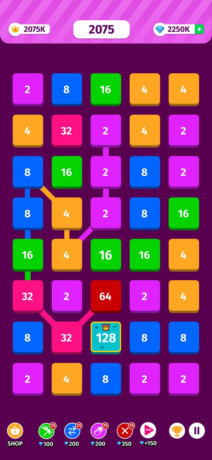 2248 Puzzle X2 Blocks Merge