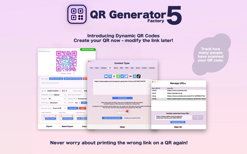 qr generator factory 5 iphone screenshot 1