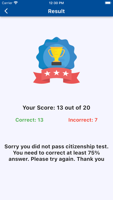 Australian Citizen Test Prep Screenshot