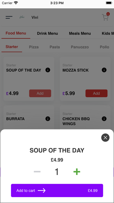 ViVi Restaurant Airdrie Screenshot