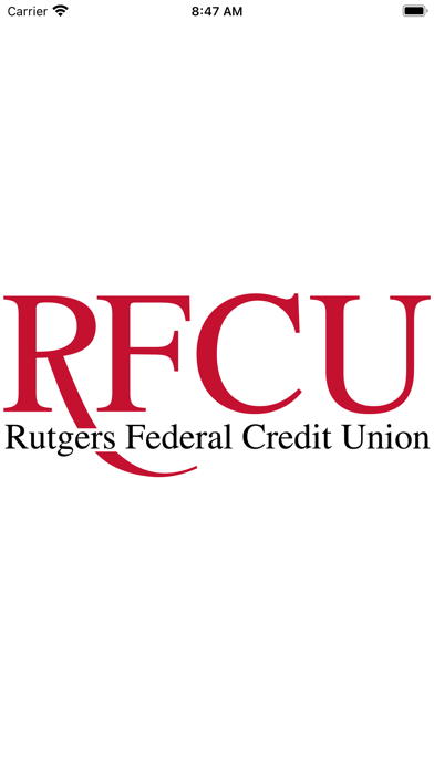 Rutgers Federal Credit Union Screenshot