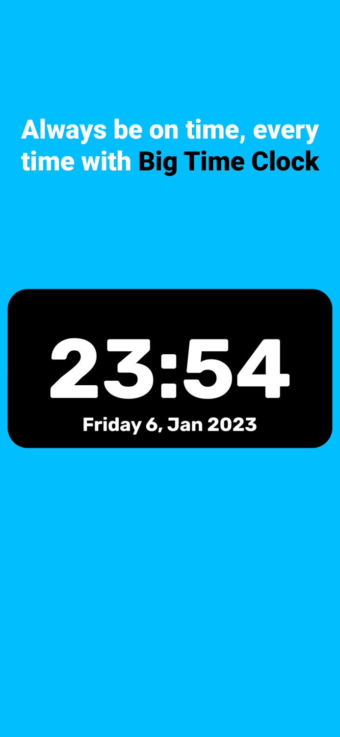 Big Time Clock - Digital