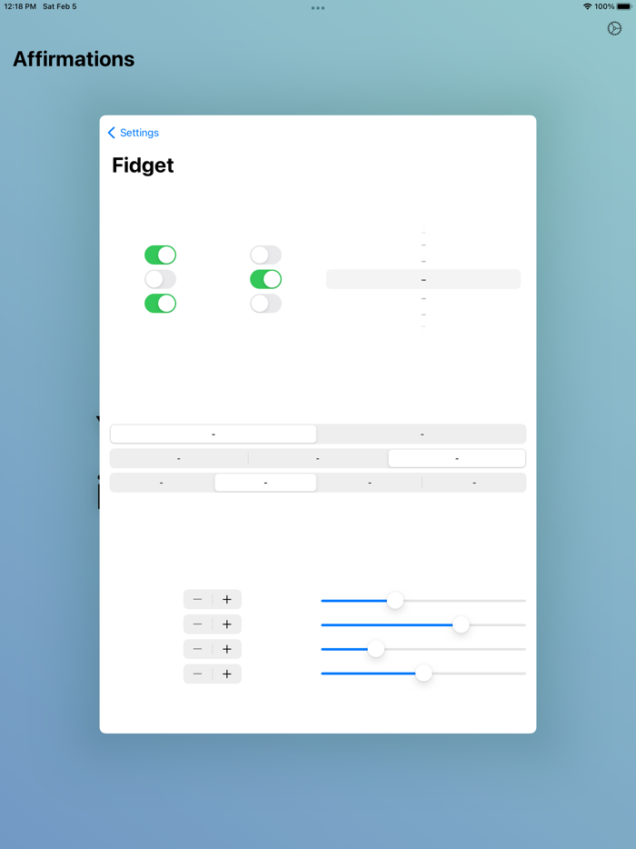 Affirmations - Care Reminders