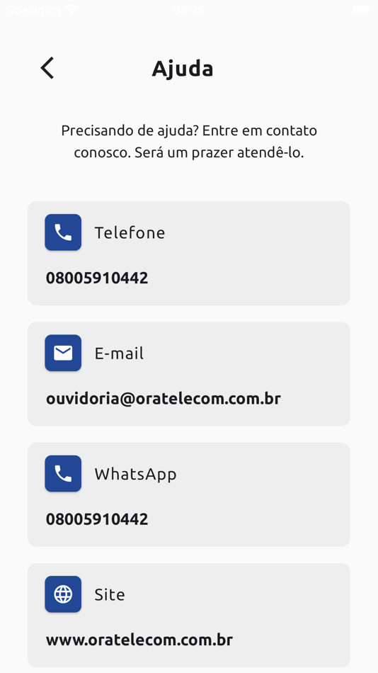 #2. OraTelecom App (iOS) 由: ORA SERV DE TELEC LTDA