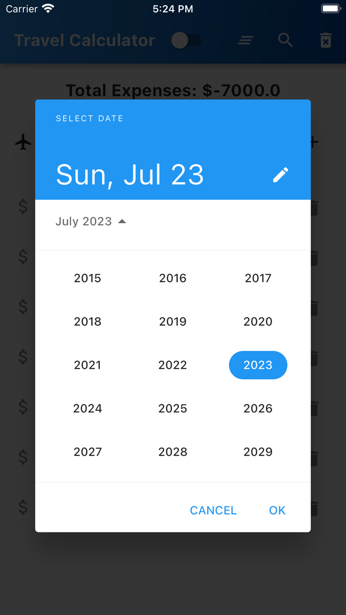 Travel Expense Calculator