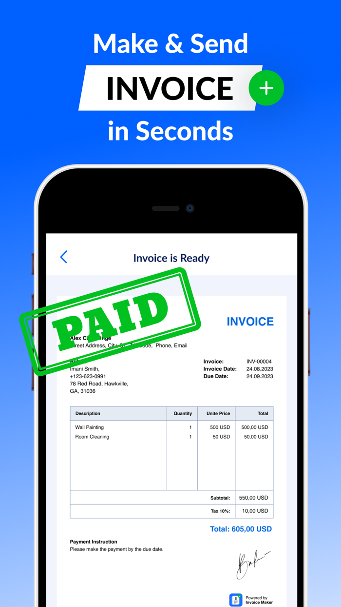 Invoice Maker - Generator App