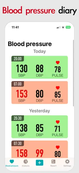 Game screenshot KeepBP(blood pressure app) mod apk