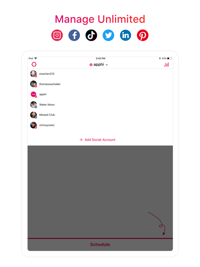 Apphi Social Media Scheduler