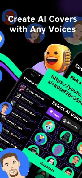 Game screenshot VoiceFame: AI Cover Songs &Fun apk