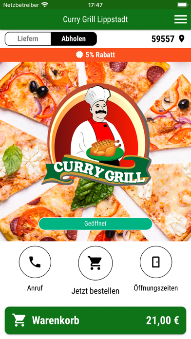 Curry Grill Lippstadt Screenshot