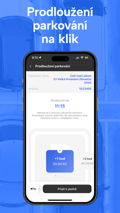 ParkSimply Ústí nad Labem Screenshot