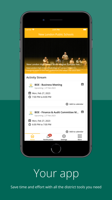 New London Public Schools Screenshot