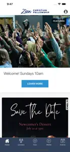 Zion Christian Fellowship screenshot #1 for iPhone