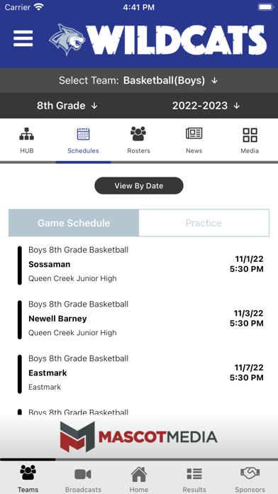 Queen Creek Athletics Screenshot