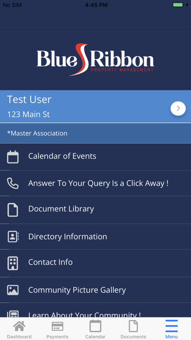 Blue Ribbon Property Mgt Screenshot