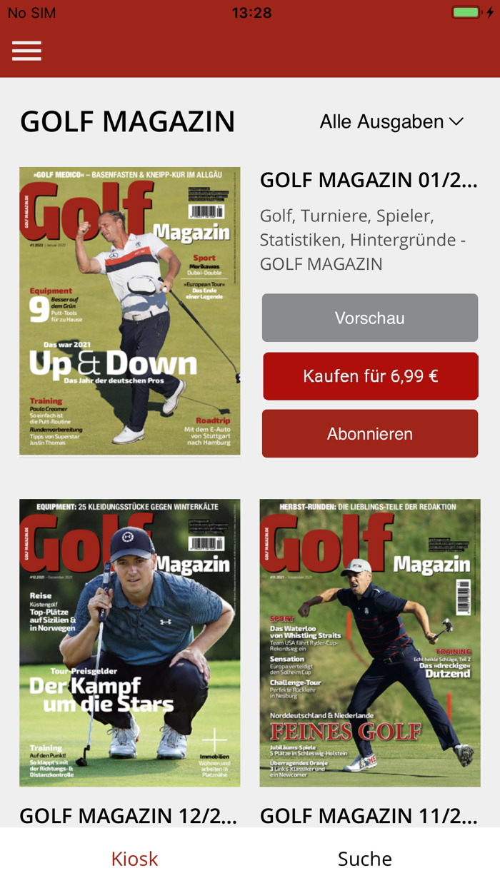 GOLF MAGAZIN