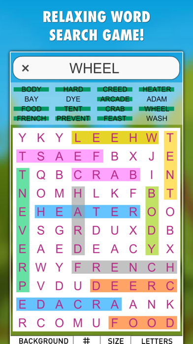 Screenshot #1 pour The Word Search Games