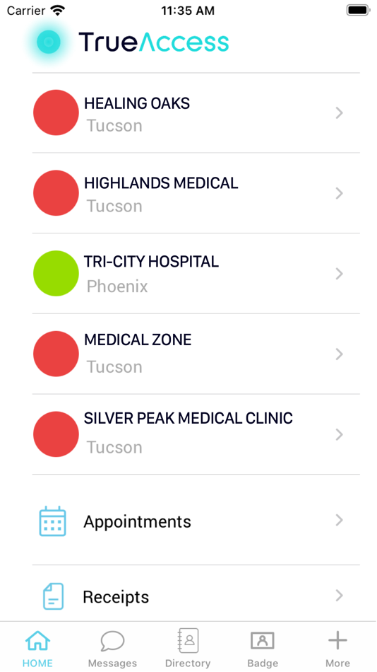 #2. Vendor Access (iOS) Podle: TrueAccess