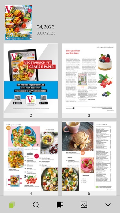 Vegetarisch fit Screenshot