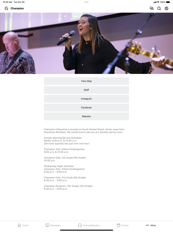 Champion Fellowship Brenham