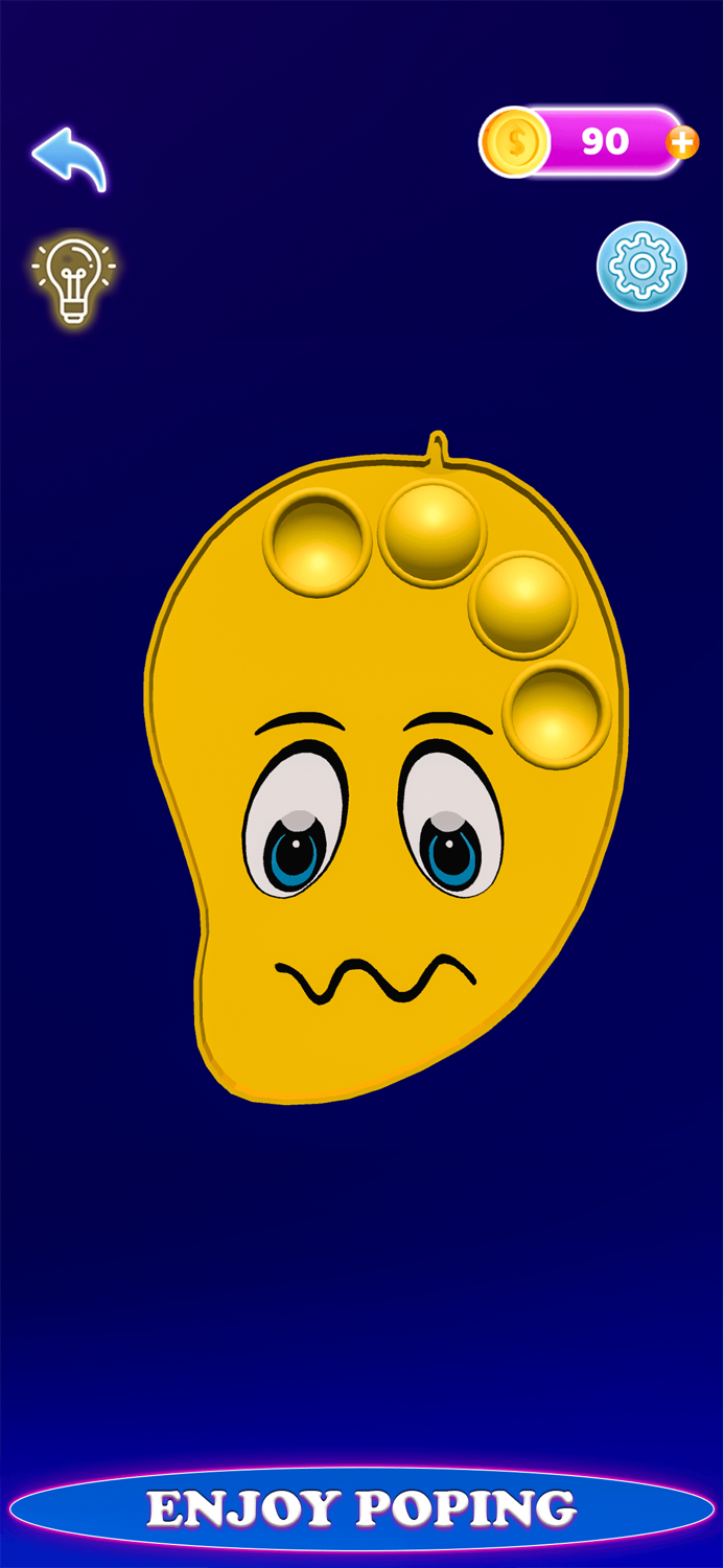 Pop It Neon 3D Antistress Toys