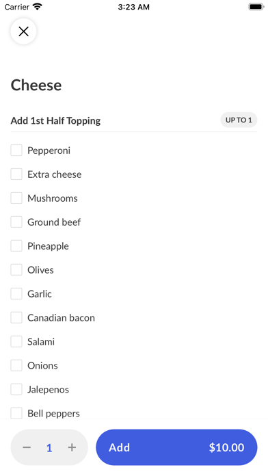 West Hills Pizza Company Screenshot