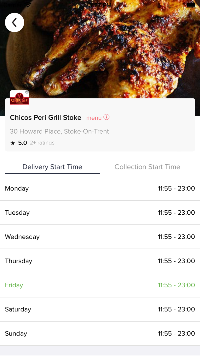 Chicos Peri Grill Stoke