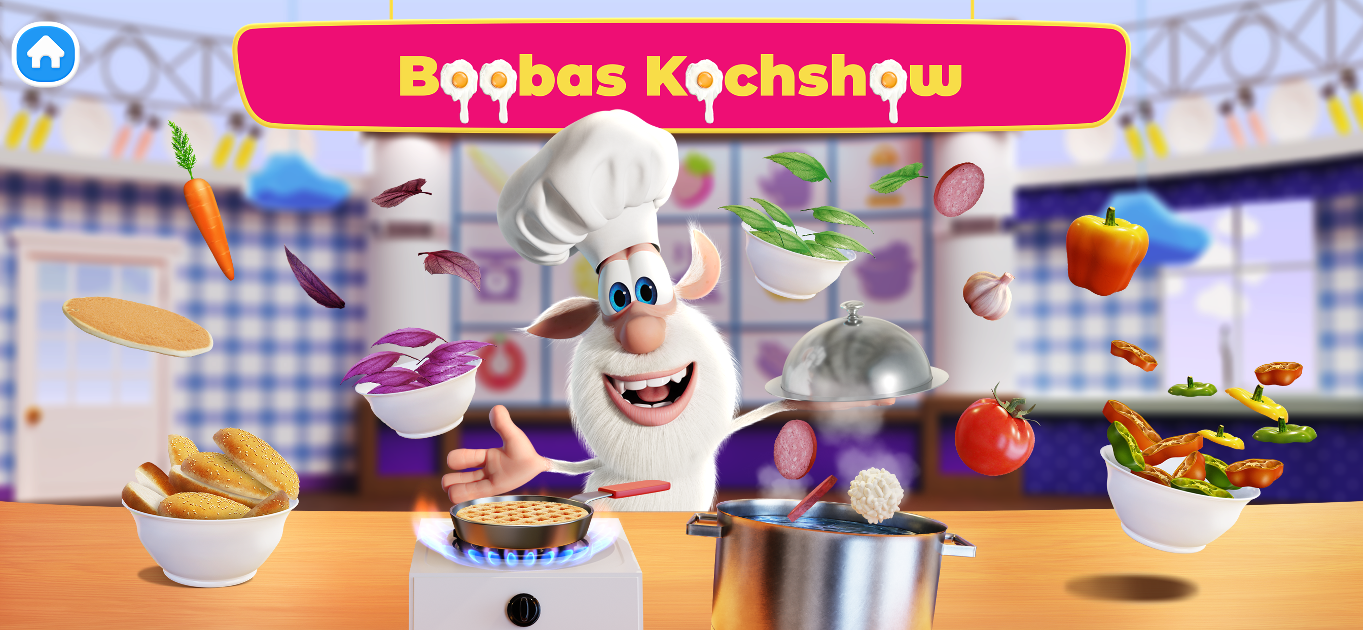 Booba Küchen: Kochen Spiele!