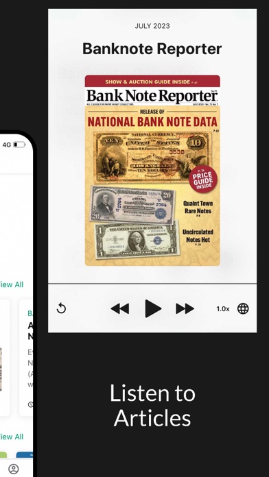 Banknote Reporter Screenshot