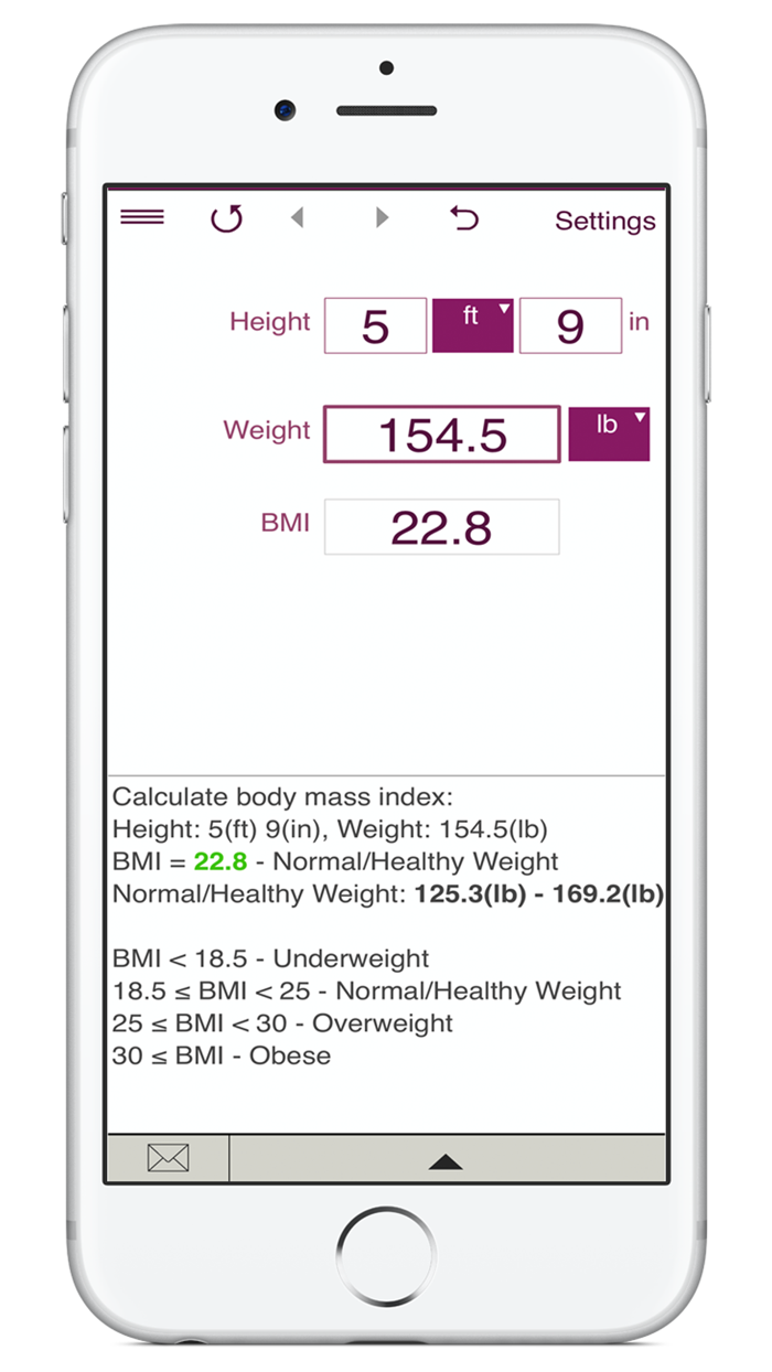 TDEE Calculator  BMR  BMI