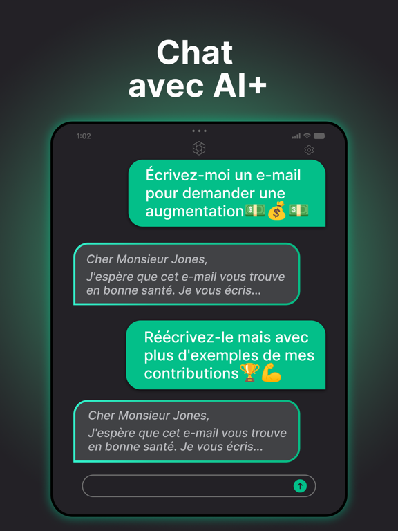 Screenshot #5 pour AI + Chat - Chatbot Assistant