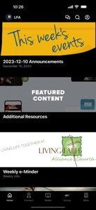 Living Faith Alliance screenshot #1 for iPhone