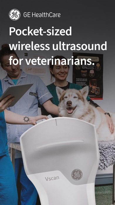 Vscan Air VET Ultrasound Screenshot