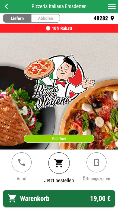 Pizzeria Italiana Emsdetten Screenshot
