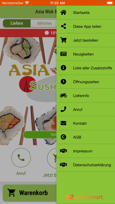Asia Wok & Sushi 2 Go Screenshot
