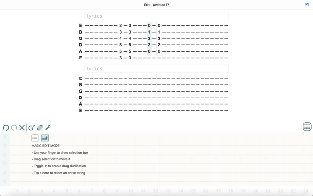 Guitar Tab Maker Screenshot