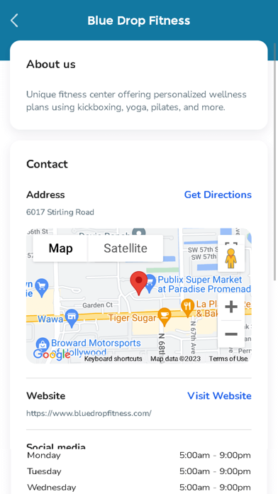 Blue Drop Fitness Screenshot