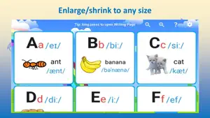 Easy English Alphabet Chart screenshot 2