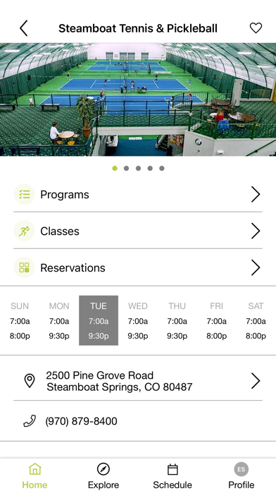 Steamboat Tennis & Pickleball Screenshot
